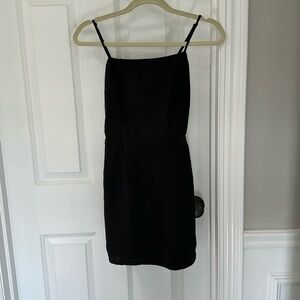 Garage black tie back dress